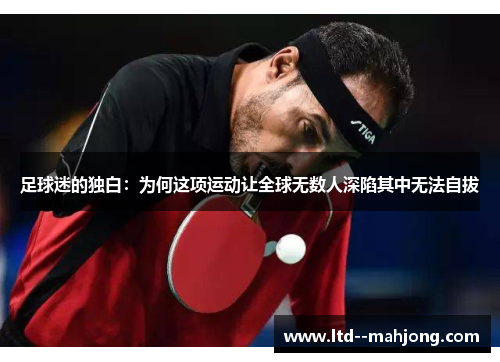 足球迷的独白：为何这项运动让全球无数人深陷其中无法自拔