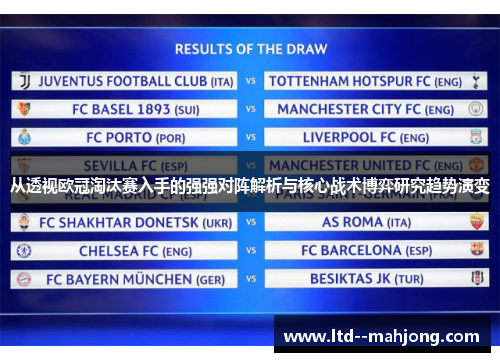 从透视欧冠淘汰赛入手的强强对阵解析与核心战术博弈研究趋势演变 从透视欧冠淘汰赛入手的强强对阵解析与核心战术博弈研究趋势演变